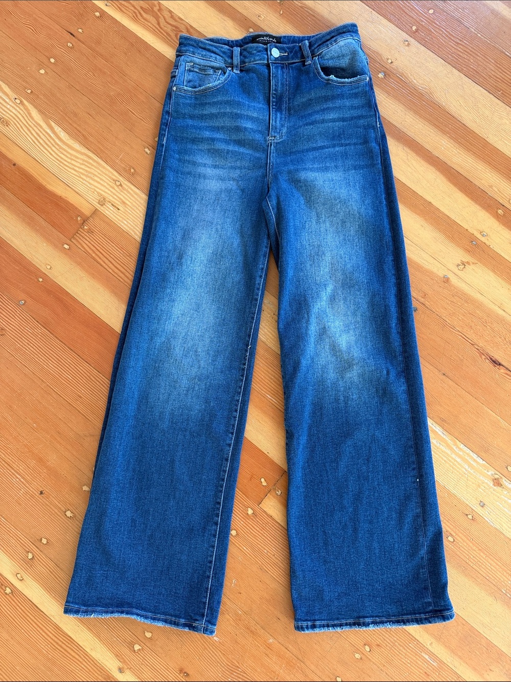 Social Threads Risen Jeans Wide Leg Stretch Denim Jeans 11/30